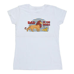 Disney - T-shirt THE LION KING DAD BOSS - Femme (Blanc)
