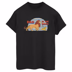 Disney - T-shirt THE LION KING DAD BOSS - Femme (Noir)
