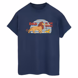 Disney - T-shirt THE LION KING DAD BOSS - Femme (Bleu marine)