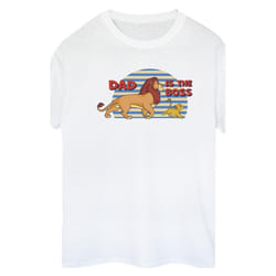 Disney - T-shirt THE LION KING DAD BOSS - Femme (Blanc)