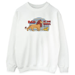 Disney - Sweat THE LION KING DAD BOSS - Femme (Blanc)