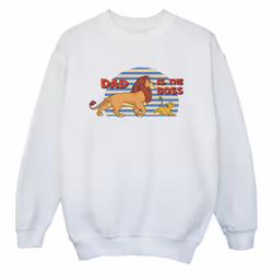 Disney - Sweat THE LION KING DAD BOSS - Garçon (Blanc)
