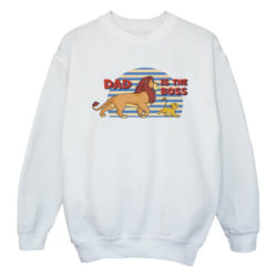 Disney - Sweat THE LION KING DAD BOSS - Fille (Blanc)