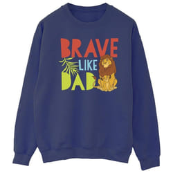 Disney - Sweat THE LION KING BRAVE LIKE DAD - Homme (Bleu marine)