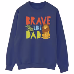 Disney - Sweat THE LION KING BRAVE LIKE DAD - Homme (Bleu marine)