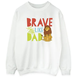 Disney - Sweat THE LION KING BRAVE LIKE DAD - Homme (Blanc)