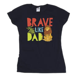 Disney - T-shirt THE LION KING BRAVE LIKE DAD - Femme (Bleu marine)