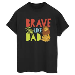 Disney - T-shirt THE LION KING BRAVE LIKE DAD - Femme (Noir)