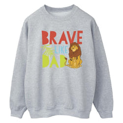 Disney - Sweat THE LION KING BRAVE LIKE DAD - Femme (Gris chiné)