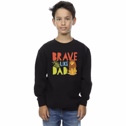 Disney - Sweat THE LION KING BRAVE LIKE DAD - Garçon (Noir)