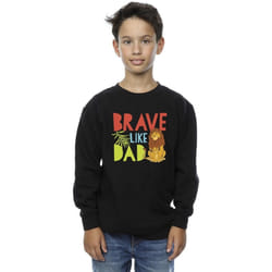 Disney - Sweat THE LION KING BRAVE LIKE DAD - Garçon (Noir)
