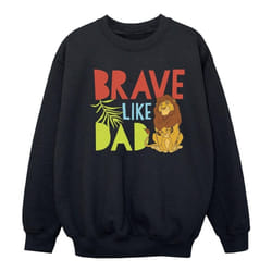 Disney - Sweat THE LION KING BRAVE LIKE DAD - Fille (Noir)
