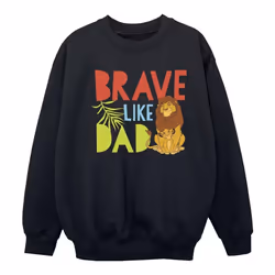 Disney - Sweat THE LION KING BRAVE LIKE DAD - Fille (Noir)