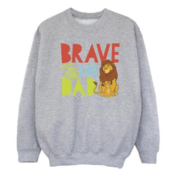 Disney - Sweat THE LION KING BRAVE LIKE DAD - Fille (Gris chiné)