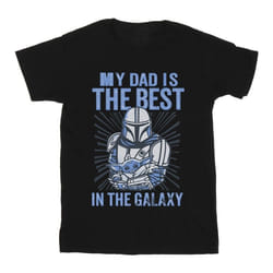 Star Wars - T-shirt MANDALORIAN BEST DAD - Homme (Noir)