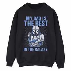 Star Wars - Sweat MANDALORIAN BEST DAD - Homme (Noir)