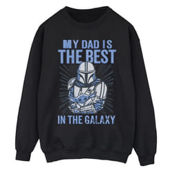 Star Wars - Sweat MANDALORIAN BEST DAD - Homme (Noir)