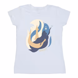 Disney - T-shirt THE LITTLE MERMAIDS - Femme (Blanc)