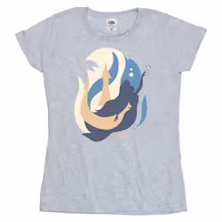 Disney - T-shirt THE LITTLE MERMAIDS - Femme (Gris chiné)