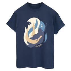 Disney - T-shirt THE LITTLE MERMAIDS - Femme (Bleu marine)