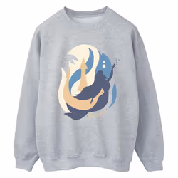 Disney - Sweat THE LITTLE MERMAIDS - Femme (Gris chiné)
