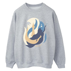 Disney - Sweat THE LITTLE MERMAIDS - Femme (Gris chiné)