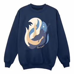 Disney - Sweat THE LITTLE MERMAIDS - Fille (Bleu marine)