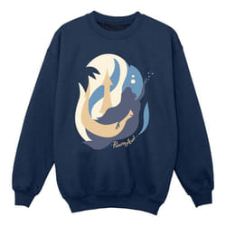 Disney - Sweat THE LITTLE MERMAIDS - Fille (Bleu marine)