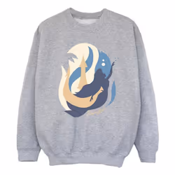 Disney - Sweat THE LITTLE MERMAIDS - Fille (Gris chiné)