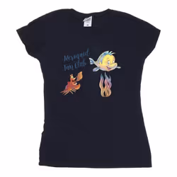 Disney - T-shirt THE LITTLE MERMAID CLUB - Femme (Bleu marine)