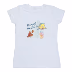 Disney - T-shirt THE LITTLE MERMAID CLUB - Femme (Blanc)