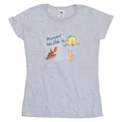 Disney - T-shirt THE LITTLE MERMAID CLUB - Femme (Gris chiné)