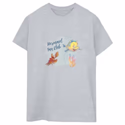 Disney - T-shirt THE LITTLE MERMAID CLUB - Femme (Gris chiné)