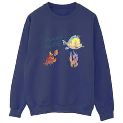 Disney - Sweat THE LITTLE MERMAID CLUB - Femme (Bleu marine)