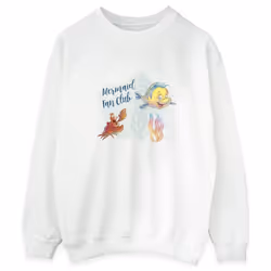 Disney - Sweat THE LITTLE MERMAID CLUB - Femme (Blanc)