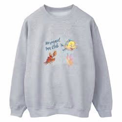 Disney - Sweat THE LITTLE MERMAID CLUB - Femme (Gris chiné)