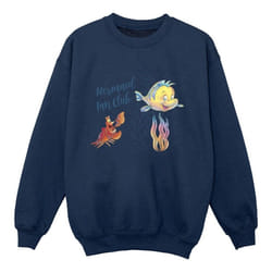 Disney - Sweat THE LITTLE MERMAID CLUB - Fille (Bleu marine)