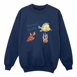 Disney - Sweat THE LITTLE MERMAID CLUB - Fille (Bleu marine)
