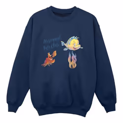 Disney - Sweat THE LITTLE MERMAID CLUB - Fille (Bleu marine)