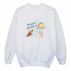 Disney - Sweat THE LITTLE MERMAID CLUB - Fille (Blanc)