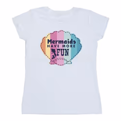 Disney - T-shirt THE LITTLE MERMAID FUN - Femme (Blanc)