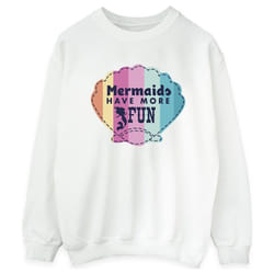Disney - Sweat THE LITTLE MERMAID FUN - Femme (Blanc)