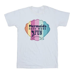 Disney - T-shirt THE LITTLE MERMAID FUN - Fille (Blanc)