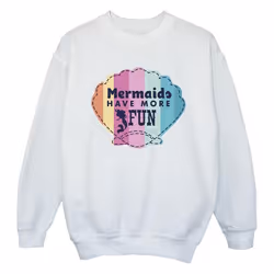 Disney - Sweat THE LITTLE MERMAID FUN - Fille (Blanc)