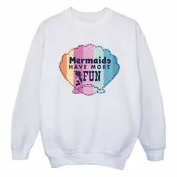 Disney - Sweat THE LITTLE MERMAID FUN - Fille (Blanc)