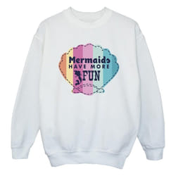 Disney - Sweat THE LITTLE MERMAID FUN - Fille (Blanc)