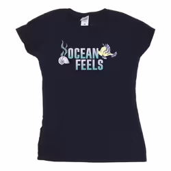 Disney - T-shirt THE LITTLE MERMAID - Femme (Bleu marine)