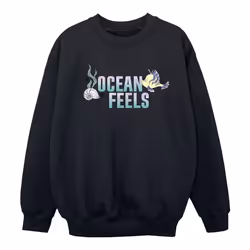 Disney - Sweat THE LITTLE MERMAID - Fille (Noir)
