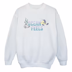 Disney - Sweat THE LITTLE MERMAID - Fille (Blanc)