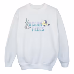 Disney - Sweat THE LITTLE MERMAID - Fille (Blanc)